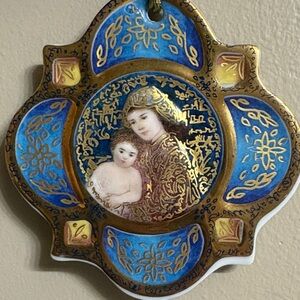 Edna Hibel “And Unto Us A Child Is Given “ ornament